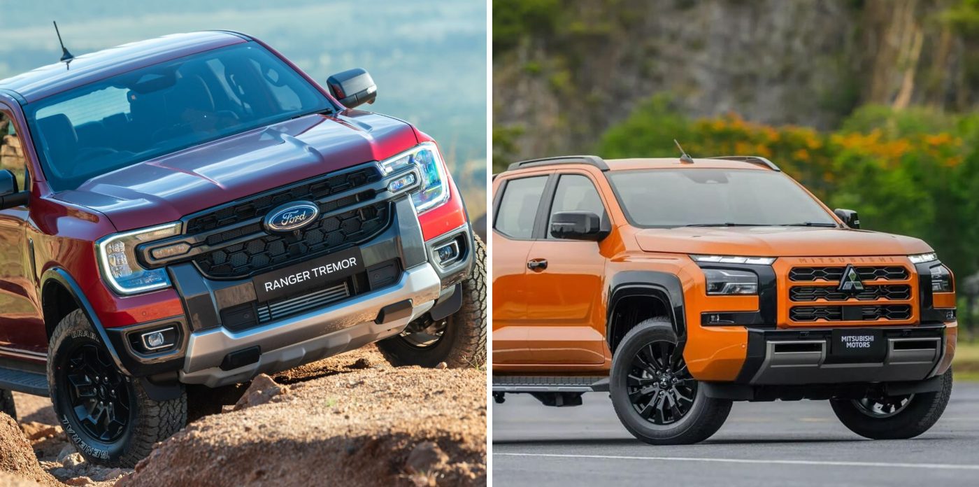 ford ninh bình so sánh ford ranger 2025 và mitsubishi triton 2025